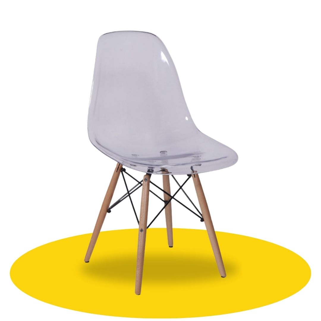 Cadeira Dkr Cristal Wood